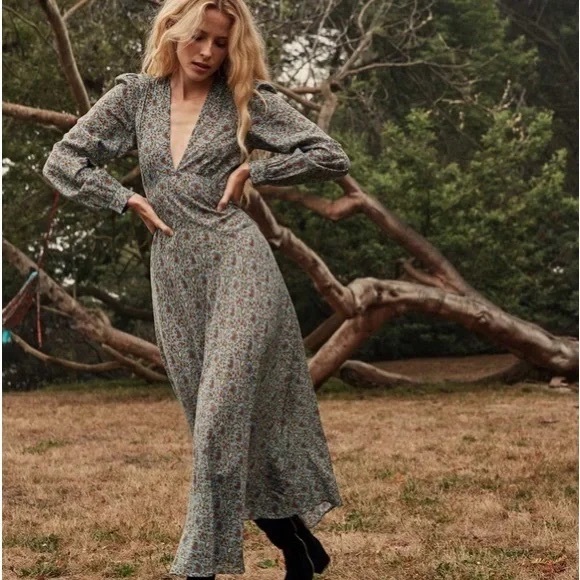 Doen Charleston Dress Tilsbury Paisley XL - Picture 2 of 7